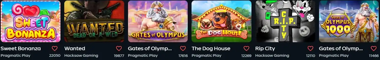 Gamdom Casino popular online slot games